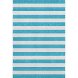 Premium Machine Washable Mayfield AMF528 Teal 5' x 7'6" Rug