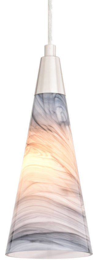 Vaxcel Lighting P0409 Milano 4"W Mini Pendant - Satin Nickel