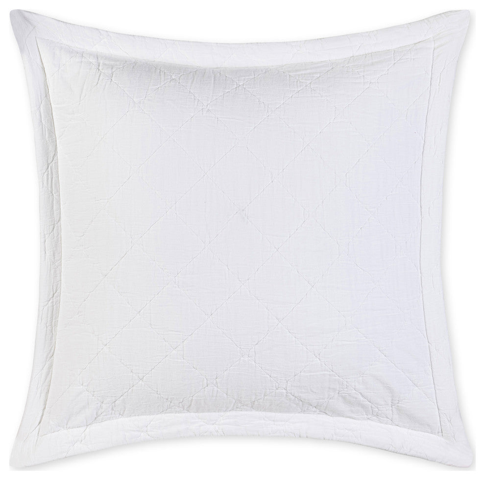 Providence Easton Shams, White, Euro
