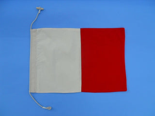 Letter H Cloth Nautical Alphabet Flag Decoration, 20''