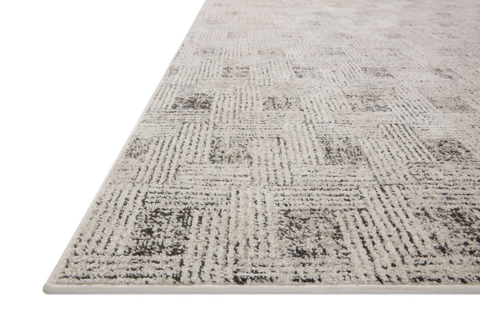 Loloi II Kamala Grey / Graphite 4'-0" x 6'-0" Accent Rug