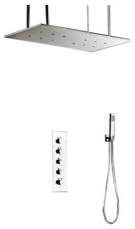 Verona Temperature Controlled LED Shower System