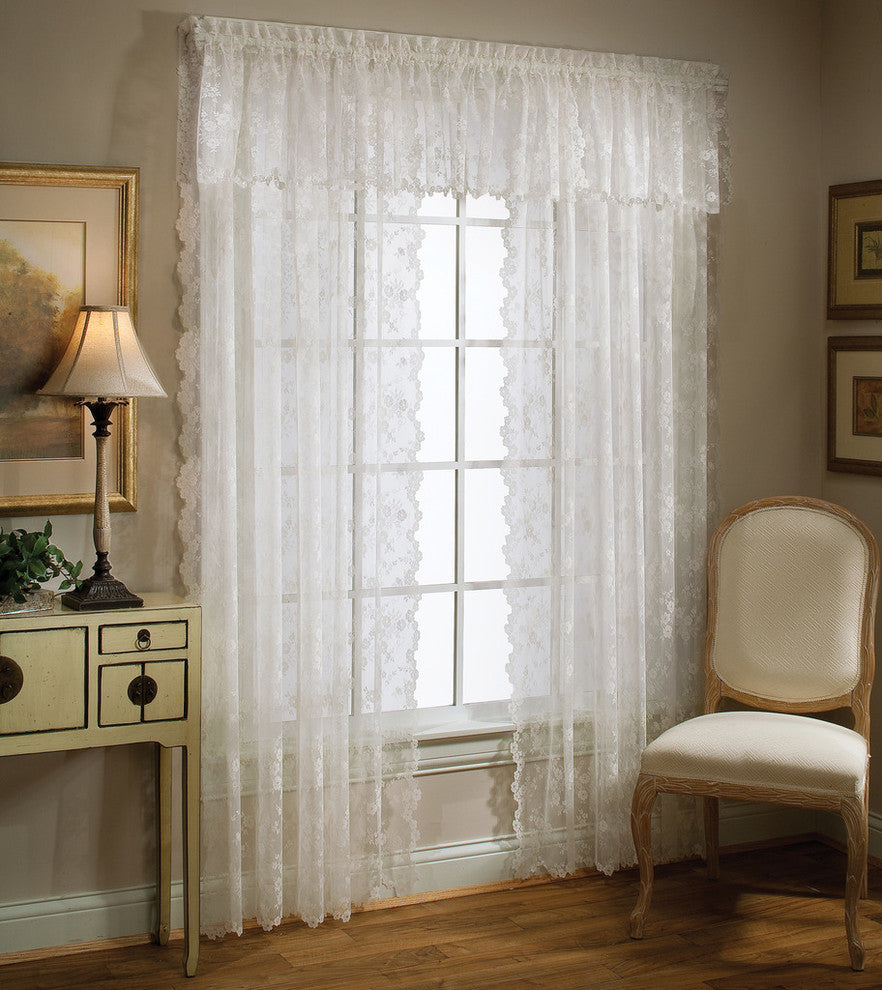 Saturday Knight Petite Fleur Panel in White, 56X84