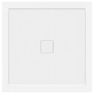 LessCare 36"x36" Right Double Threshold Shower Pan Base Wall Corner Center Drain