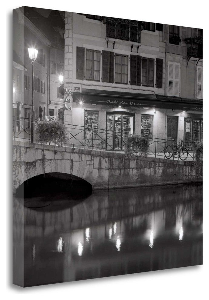 "Cafe Des Ducs - 1" By Alan Blaustein, Giclee Print on Gallery Wrap Canvas