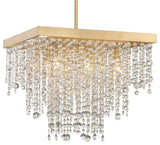 Crystorama Lighting Group WIN-618-CL-MWP Winham 8 Light 22"W - Antique Gold