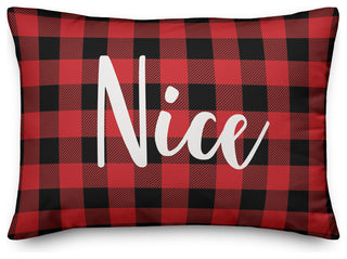 Nice, Buffalo Check Plaid 14x20 Lumbar Pillow