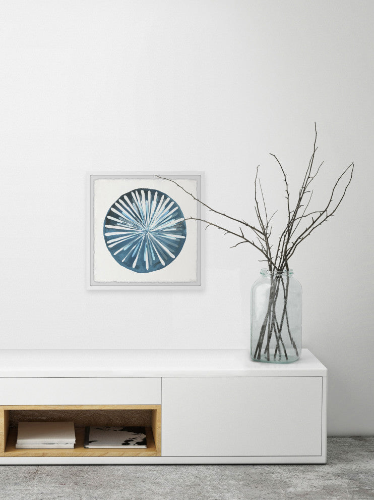 "Summer Floral Eye" Framed Painting Print, 12"x12"