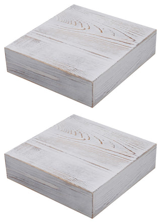 WELLAND Colin 10" Deep Floating Shelves Rustic Wall Shelf, 10"