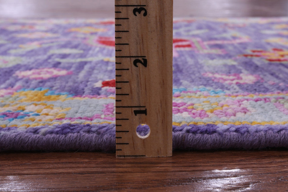 2' 6" X 10' 4" Runner Turkish Oushak Handmade Wool Rug - Q15496