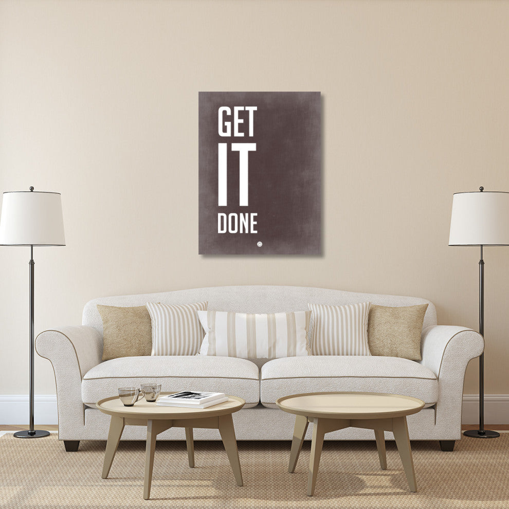 "Get It Done Poster Grey" Fine Art Print