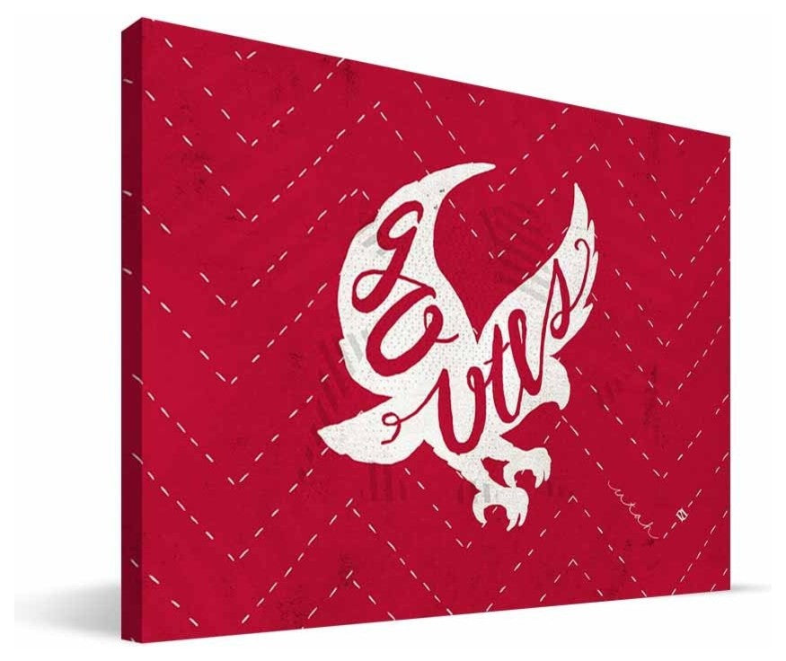 UT Utes Mascot Canvas Print, 8"x12"