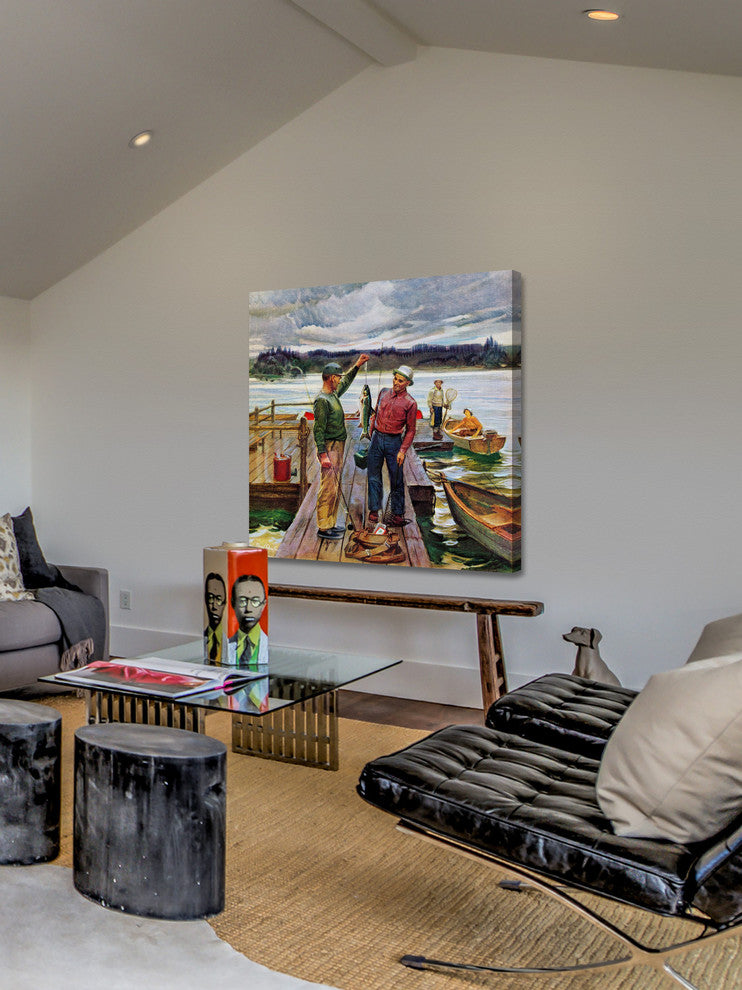 "The Big One" Painting Print on Wrapped Canvas