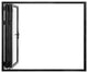 Patio Bi-Fold Door Open Left to Right 108"x96, Black Color, Low E Glass