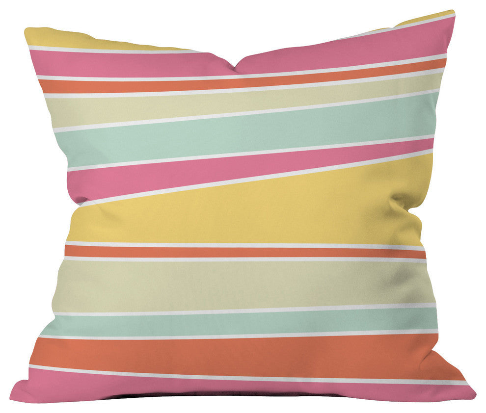 Caroline Okun Delicious Outdoor Throw Pillow