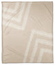 Neutral Zags 50x60 Coral Fleece Blanket