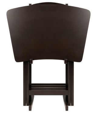 Anila 5-Piece Set, Fan Shape Snack Table, Coffee