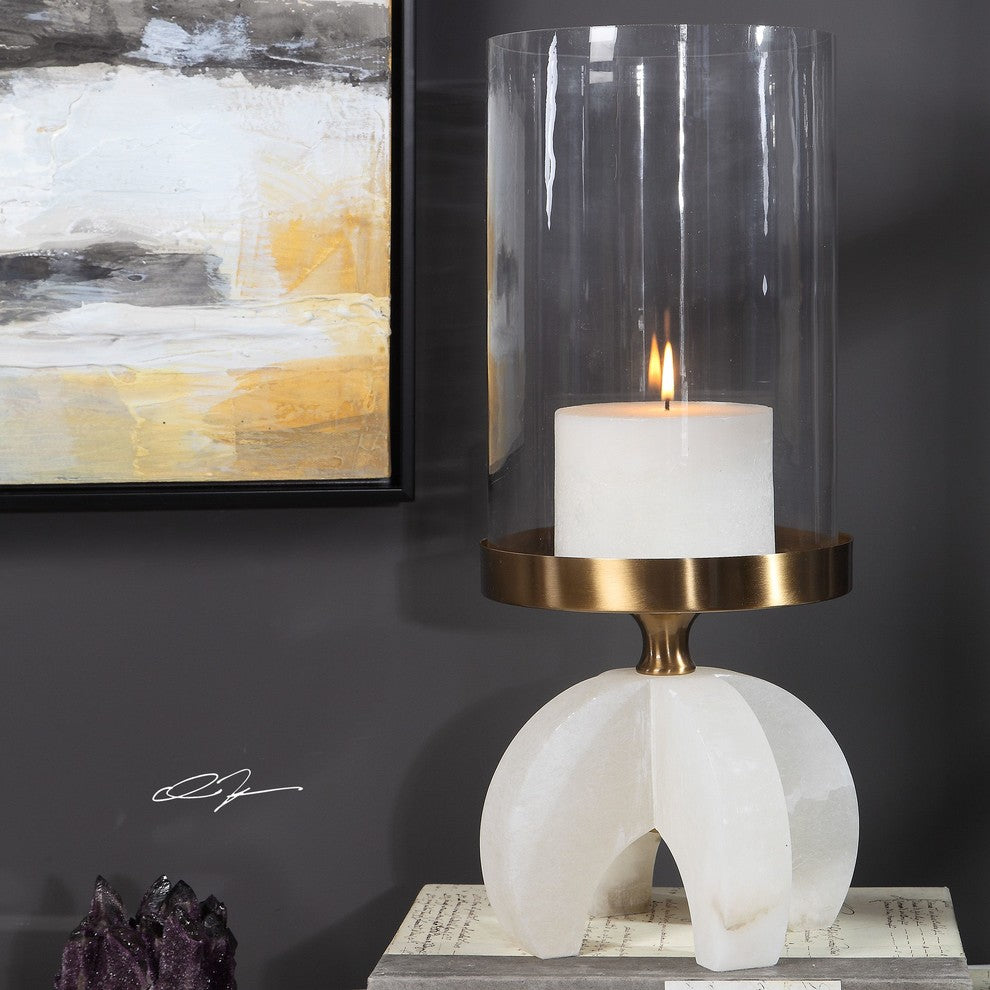 Uttermost Alanea Alabaster Candleholder