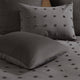 Urban Habitat Brooklyn Pom-Pom 7-Piece Duvet Cover Set, Grey