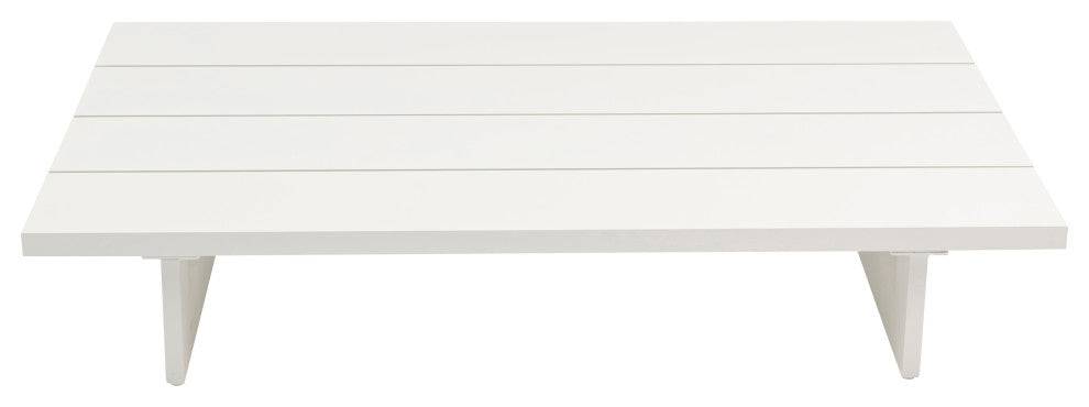 Maldives Outdoor Patio Coffee Table, White