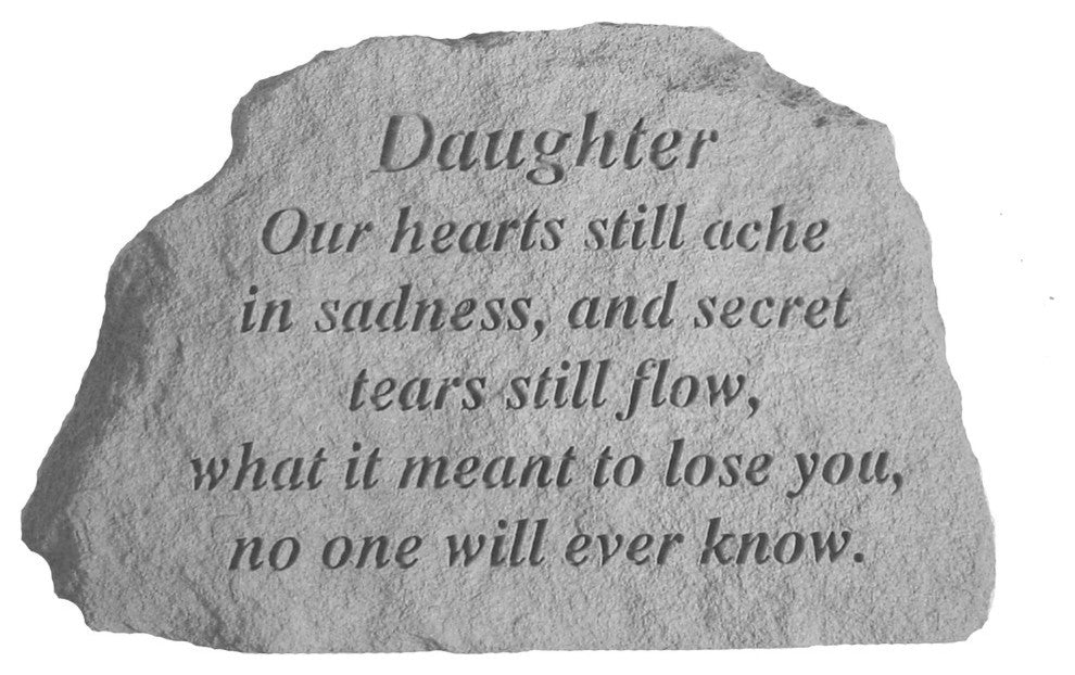 "Daughter our Hearts" Garden Stone