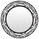 Kato 33-in Round Mirror - Carbon