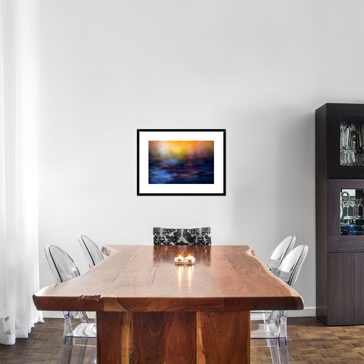 "Inner Peace" Framed Digital Print by Willy Marthinussen, 30x22"