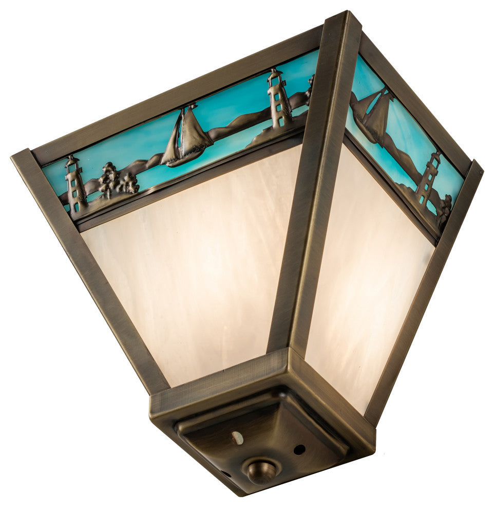 9"W Sailboat Wall Sconce