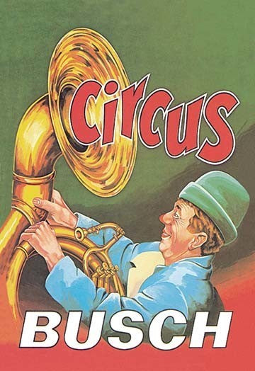 Circus Busch- Framed Paper Poster 20" x 30"