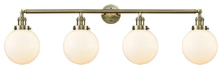 Innovations 215-Ab-S-G201-8-Led 4 Light Dimmable Led Adjustable Vanity Light
