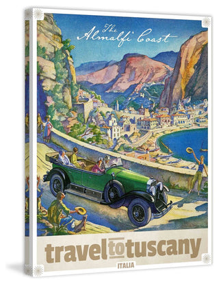 "The Almalfi Coast" Painting Print on Wrapped Canvas