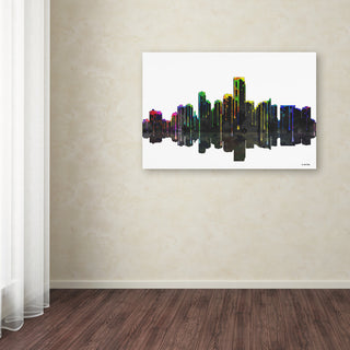 'Jersey City, New Jersey Skyline' Canvas Art by Marlene Watson