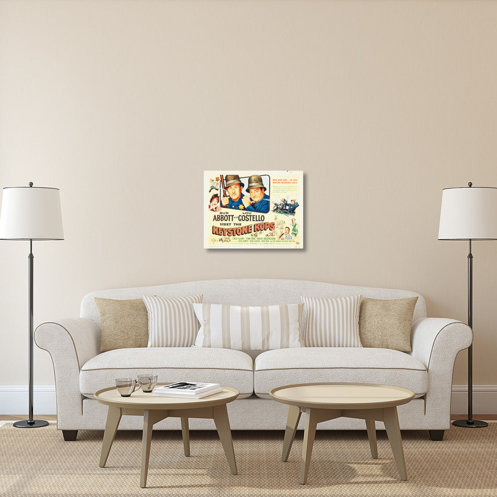 "Abbott & Costello - Keystone Kops" Canvas by Hollywood Photo Archive, 30x23"
