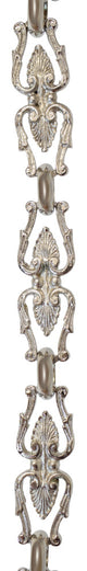 Brass Vintage Chandelier Chain, Various Finishes, Polished Nickel, U80