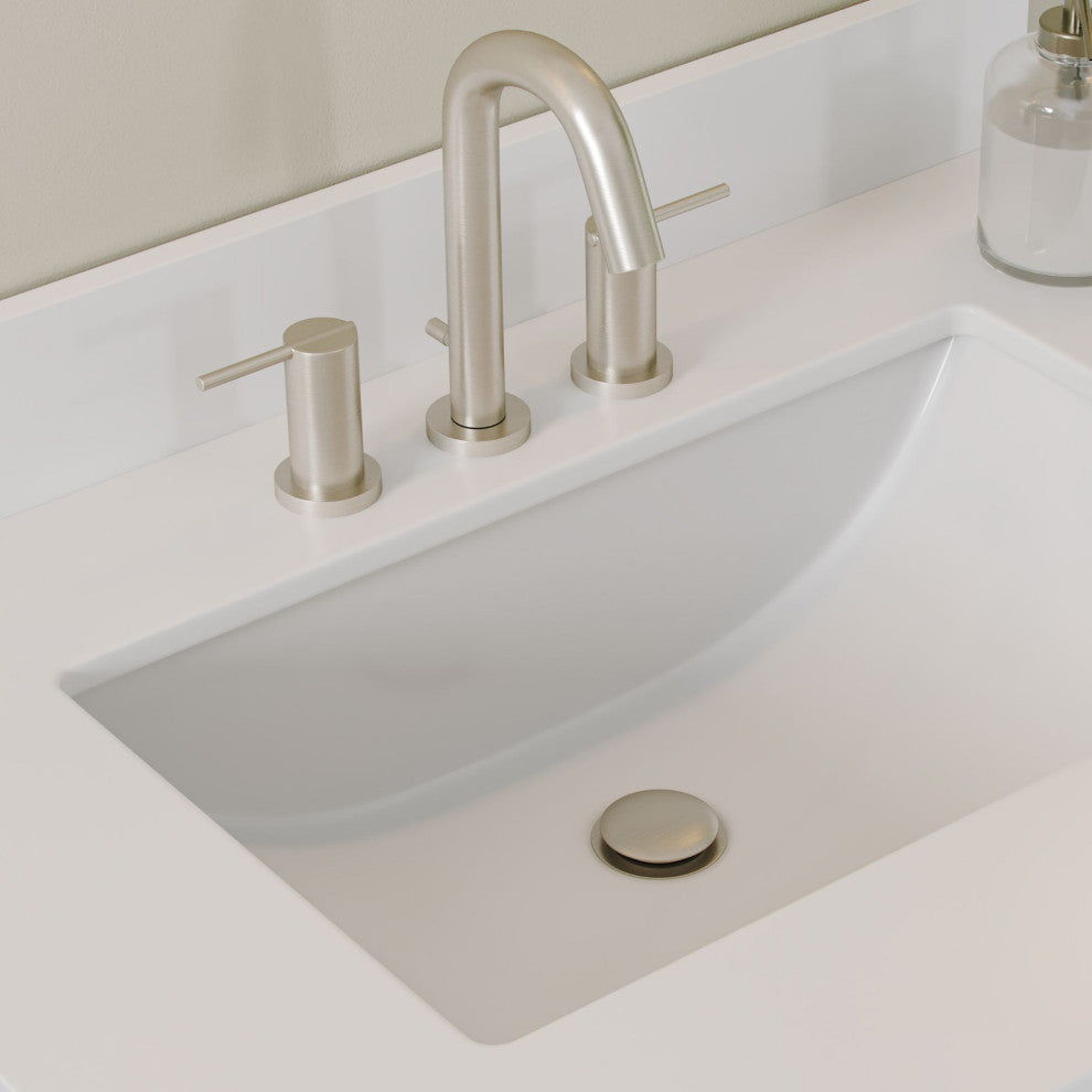 The Drew Bathroom Vanity, Navy Blue, 30", Single Sink, Freestanding