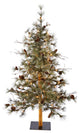 Vickerman B165471LED Dakota Alpine Artificial Christmas Tree White LED Lights