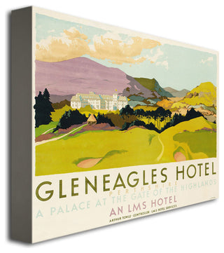 'Gleneagles Hotel LMS, 1924' Canvas Art