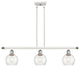 Innovations 516-3I-WPC-G124-6 3 Light Island Light, White, Polished Chrome
