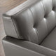 Sofa, Leather, Gray, Modern, Living Lounge Room Hotel Lobby Hospitality