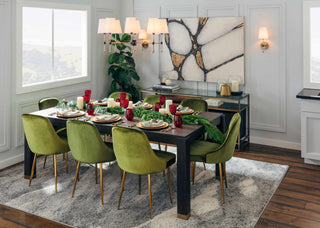 Uttermost 34352 Abstract In Gold And Black 60" x 42" Canvas Art - Hand Painted