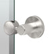 Channel 32" Frameless Oval Mirror, Satin Nickel