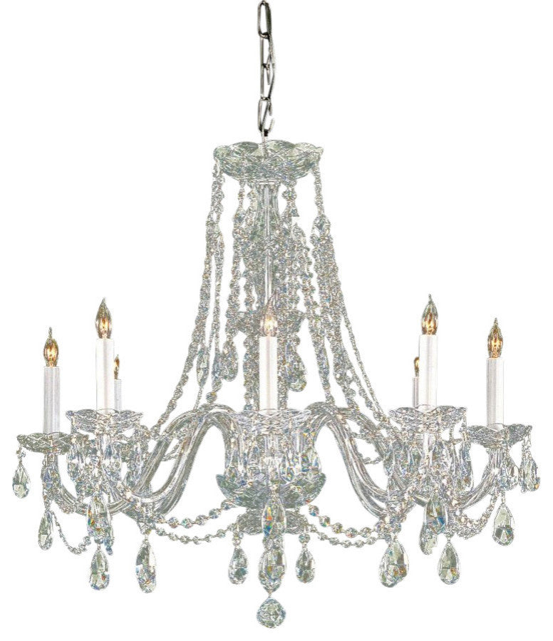 Crystorama Traditional Crystal 8-Light Chandelier