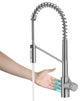 Oletto Touchless Pull-Down 1-Hole Kitchen Faucet, Bronze