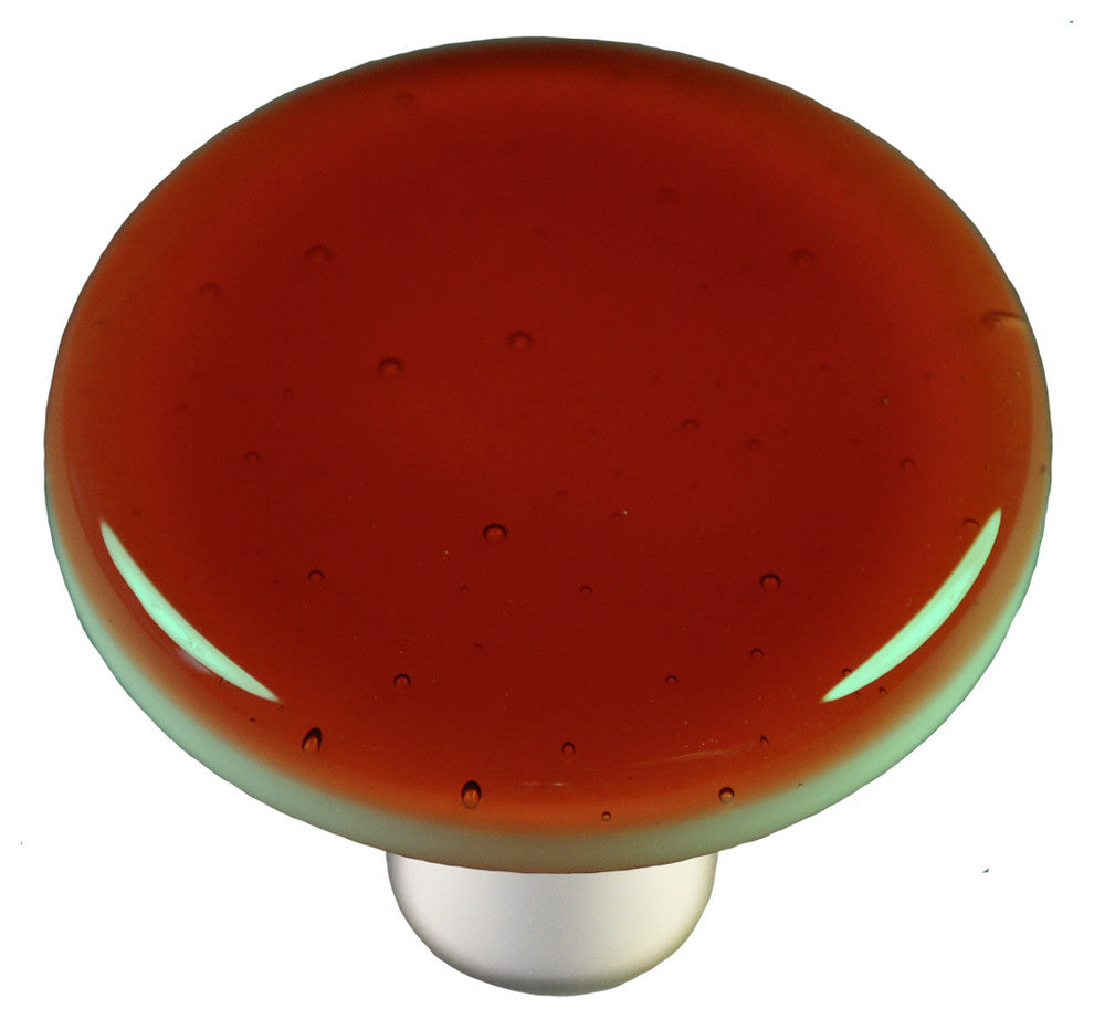 Sunset Coral Knob Round, Black Post