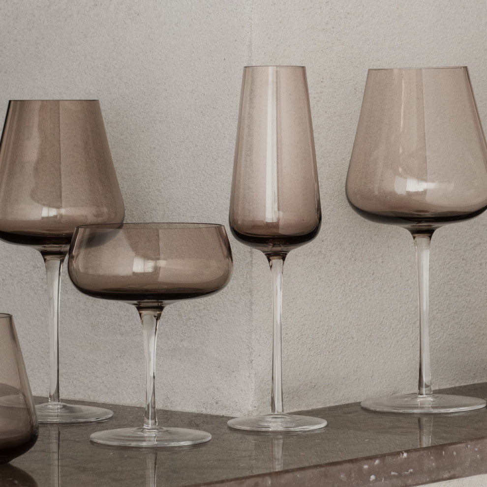 Belo Red Wine Glasses, 20oz, Set of 2,  Coffee