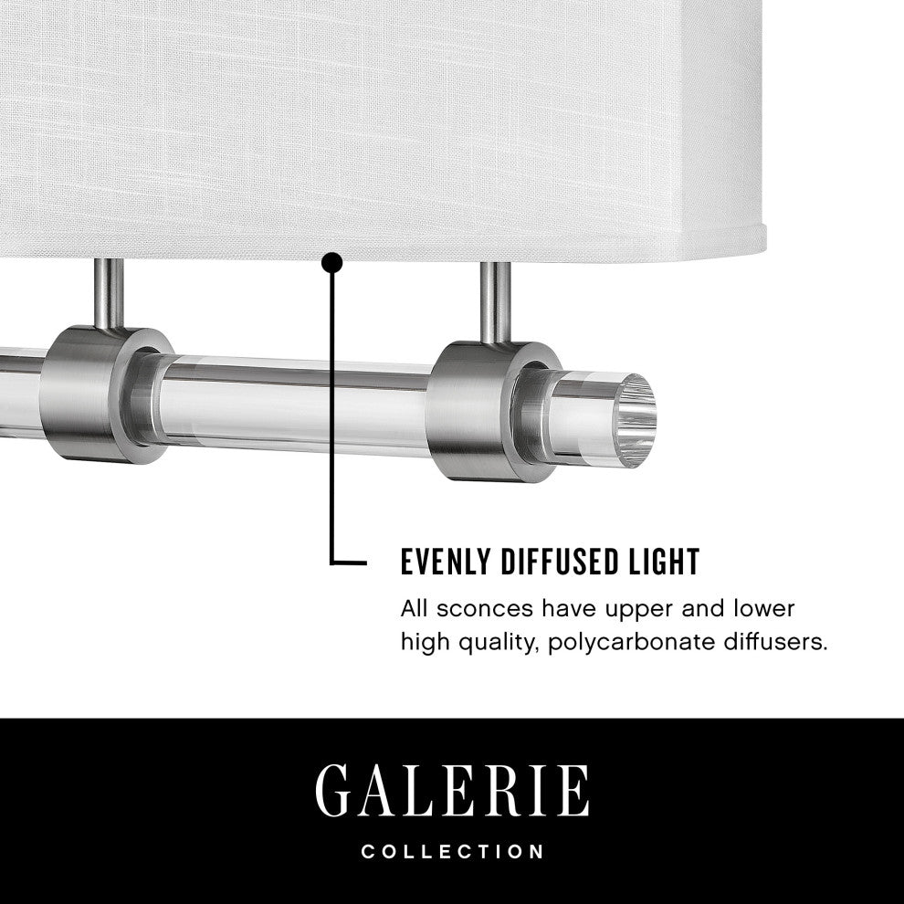 Hinkley Luster Single Light Sconce, Heritage Brass