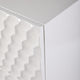 Lexi Six Drawer Accent Dresser With Gold Handles Cream and Gold Finish