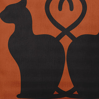 20" x 20" Conniving Cats Decorative Throw Pillow, Sienna