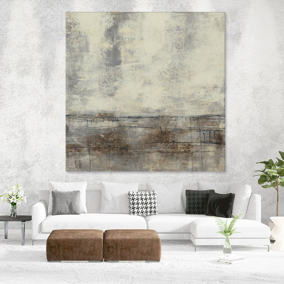"Neutral Plane II" Fine Art Giant Canvas Print, 72"x72"