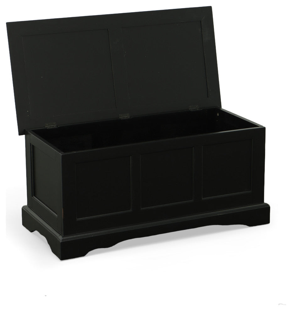 Camden Blanket Chest, Antique Black